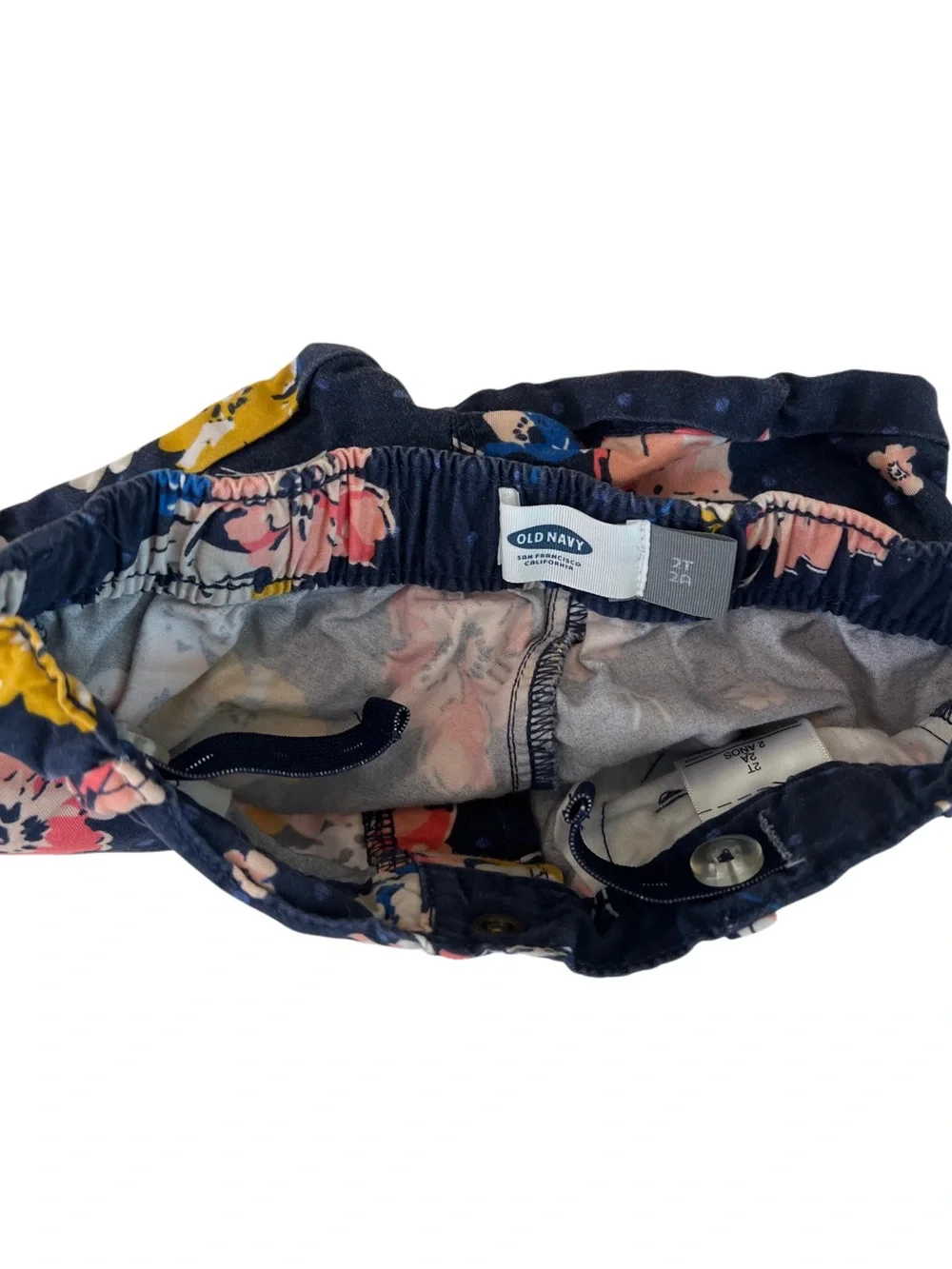 Old Navy, Carter’s Girls Shorts Bundle - Olive Green, Pink & Navy Floral | 2T